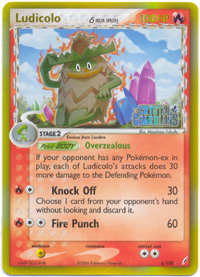 Ludicolo δ - 6/100 - Rare - Reverse Holo